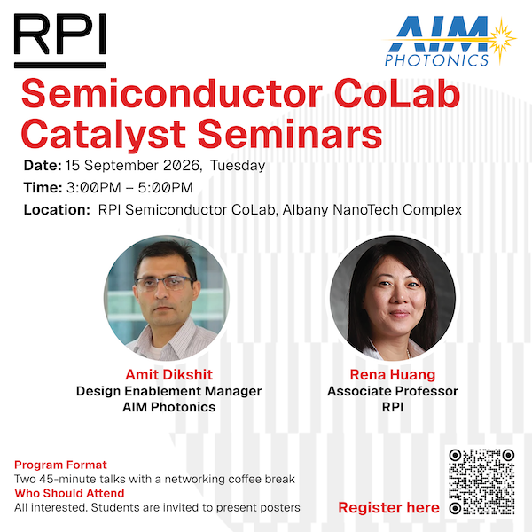 CoLab Catalyst Seminars - September 2026