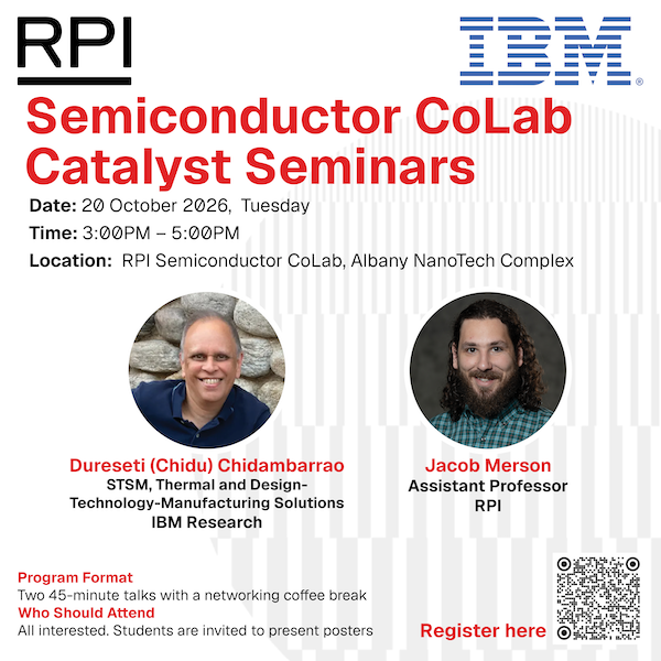 CoLab Catalyst Seminars - October 2026