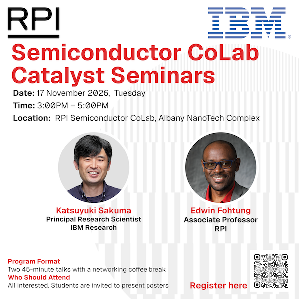 CoLab Catalyst Seminars - November 2026
